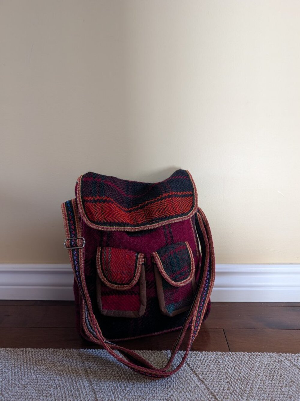 NAVAJO KNIT BOHO VINTAGE Y2K BAG